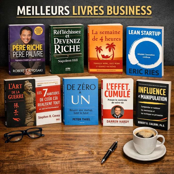 Meilleurs livres business : la sélection incontournable pour développer ses compétences