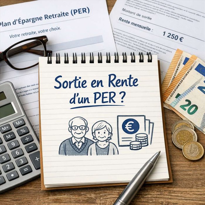 Sortie en rente d’un PER : fonctionnement, fiscalité et choix