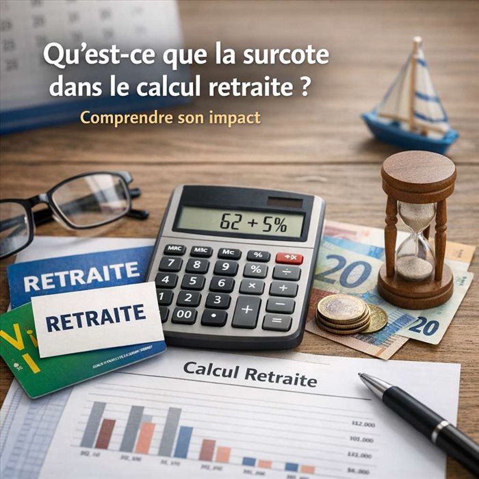 Surcote retraite : comprendre le calcul et gagner plus