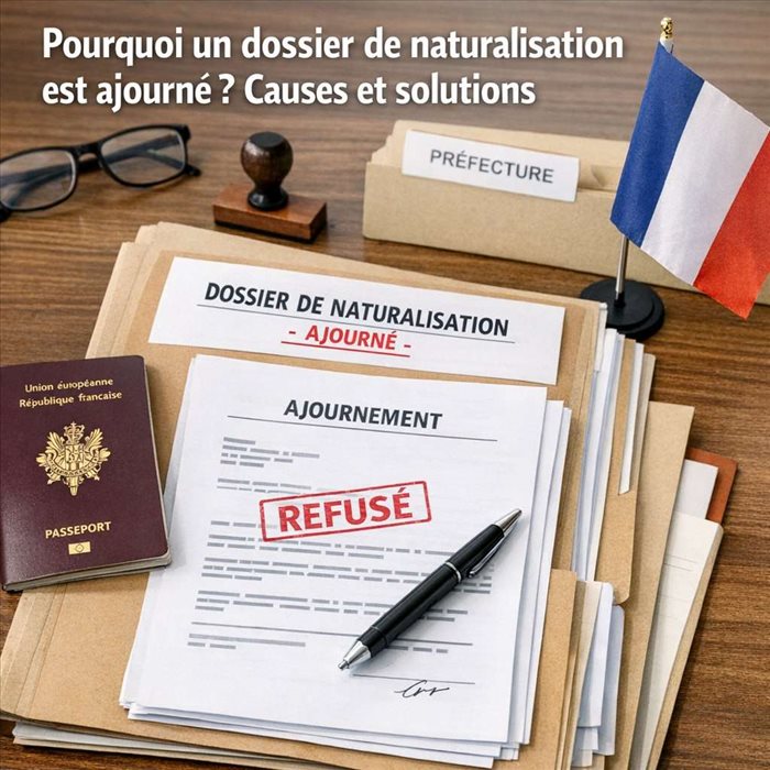 Pourquoi un dossier de naturalisation est ajourné ? Guide complet
