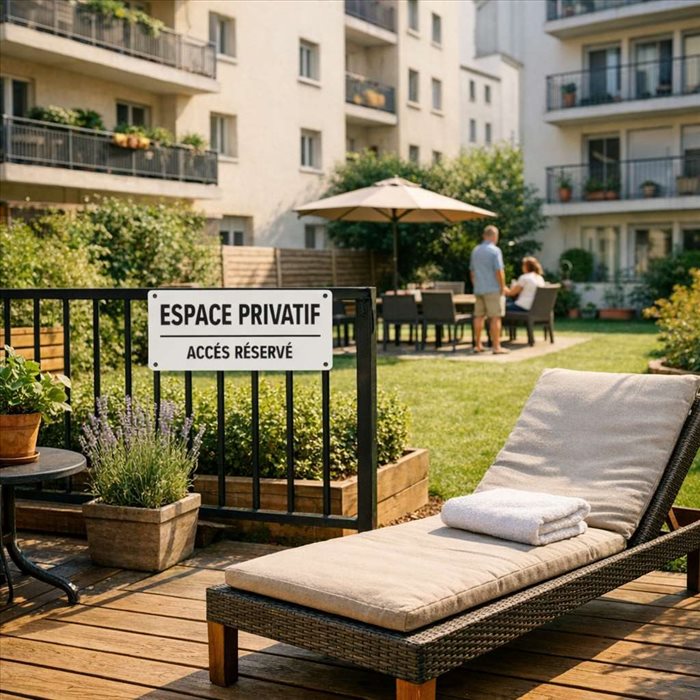 Partie commune à jouissance privative : définition claire et usage
