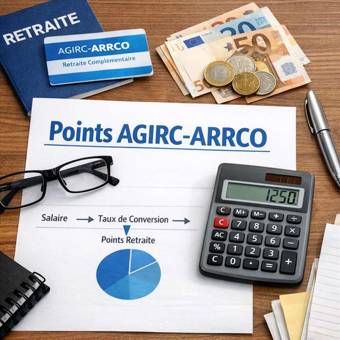 Comment sont calculés les points Agirc-Arrco ? Guide complet