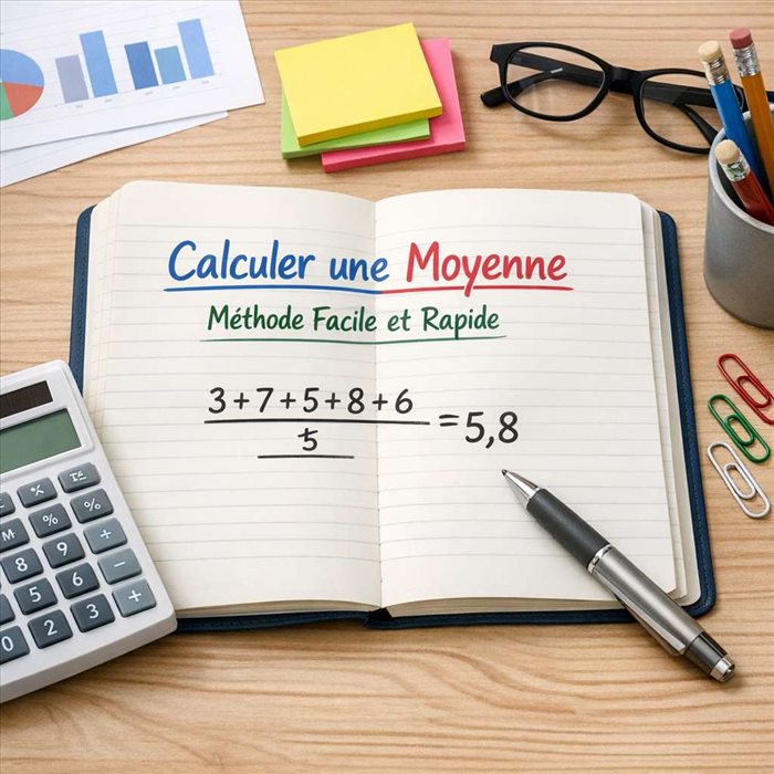 Comment calculer une moyenne simplement ? Méthode facile et rapide