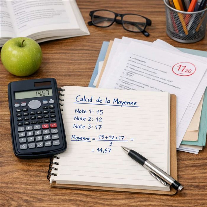 Comment calculer une moyenne de notes ? Méthode simple et rapide