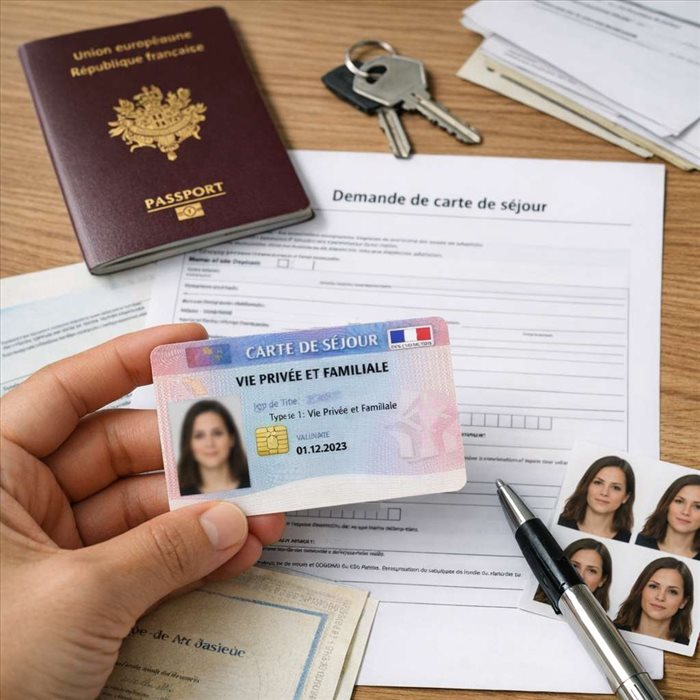 Première carte de séjour vie privée et familiale : guide complet