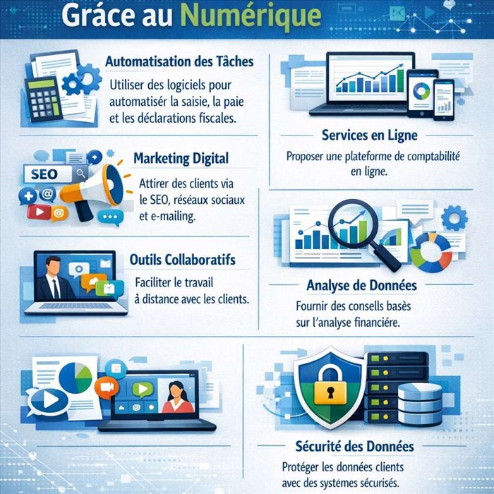 Comment développer un cabinet comptable grâce au numérique ?