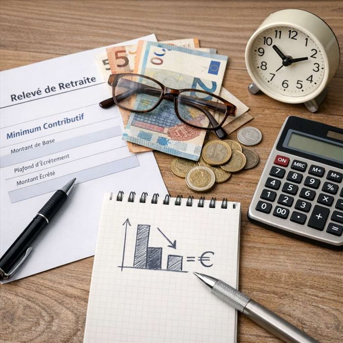 Écrêtement du minimum contributif retraite : comprendre le calcul