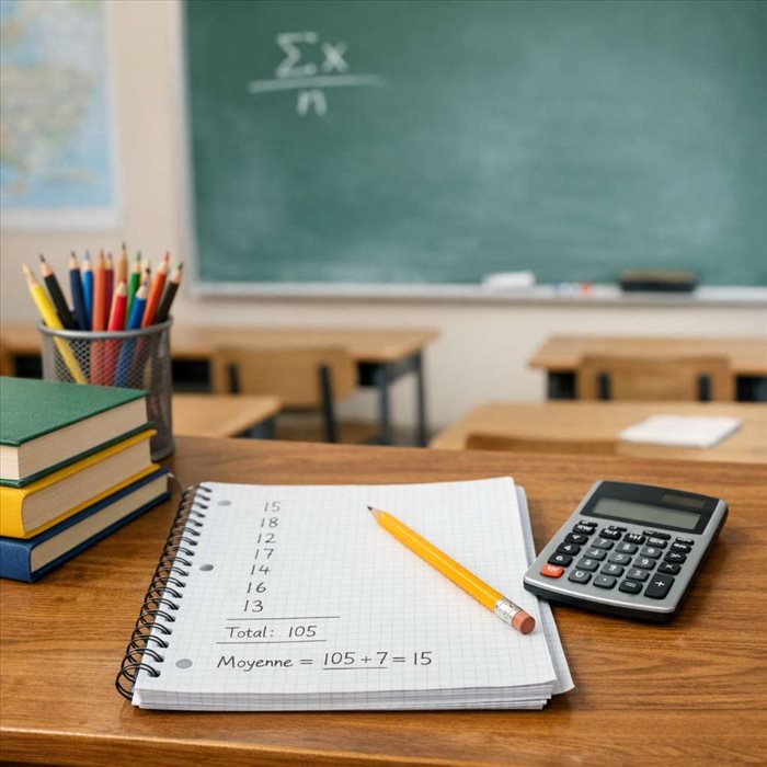 Calculer une moyenne de classe : méthode simple et rapide