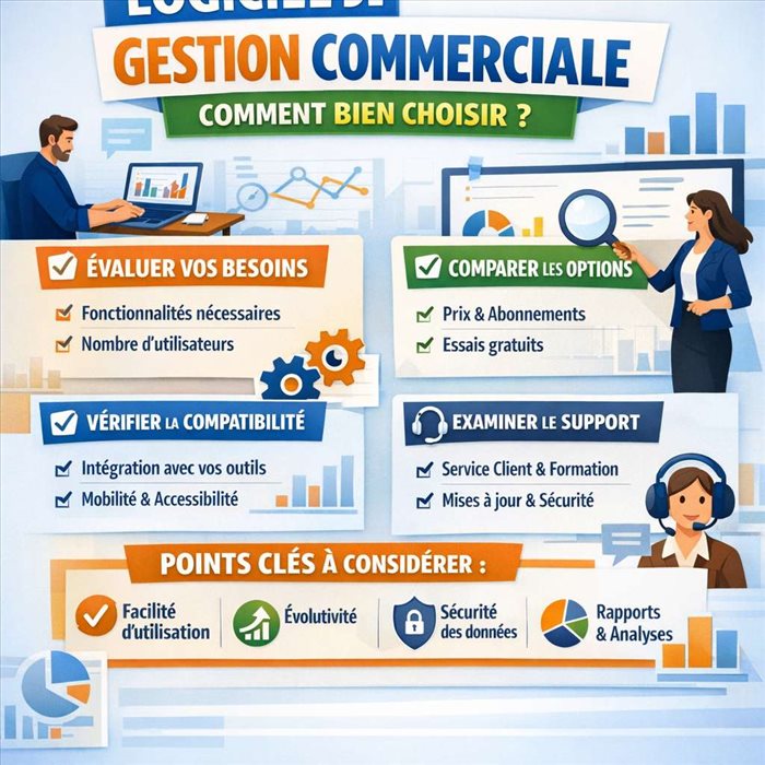 Logiciel de gestion commerciale : comment bien choisir ?