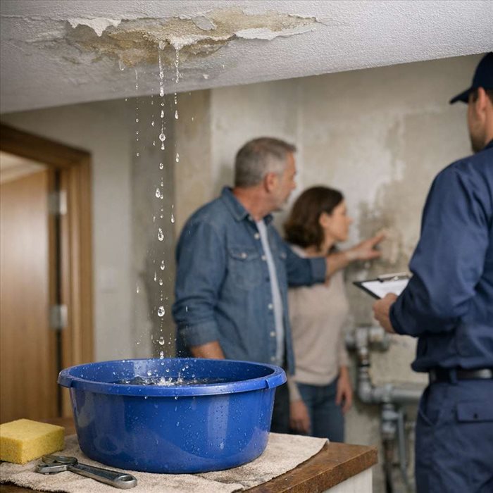 Fuite d’eau en copropriété : qui est responsable ?