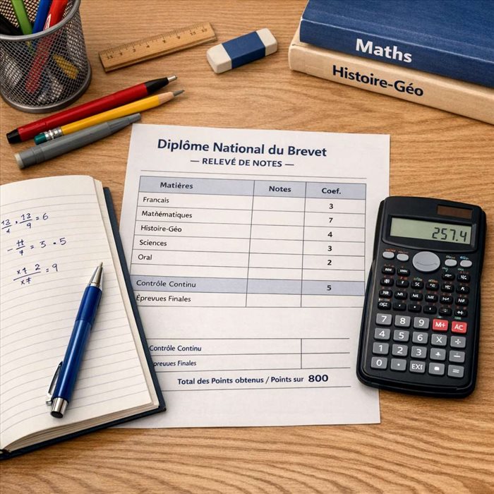 Comment calculer sa moyenne au brevet ? Méthode simple et claire