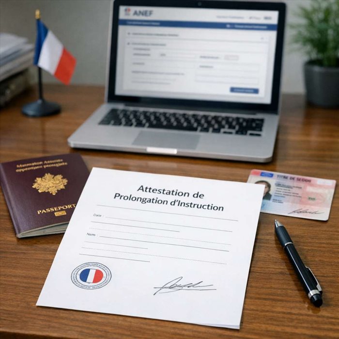 Attestation de prolongation d’instruction sur l’ANEF : guide complet