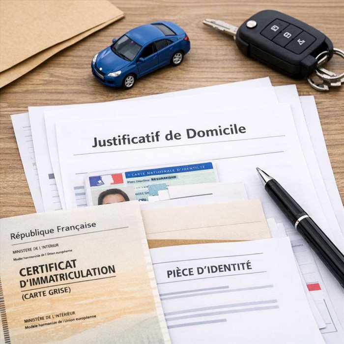 Changement d’adresse carte grise : quels documents fournir ?